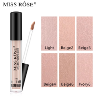 MISS ROSE Top Selling Products Cosmetic Stick Makeup Liquid Natural Primer Cover Makeup Liquid Foundation 5ml